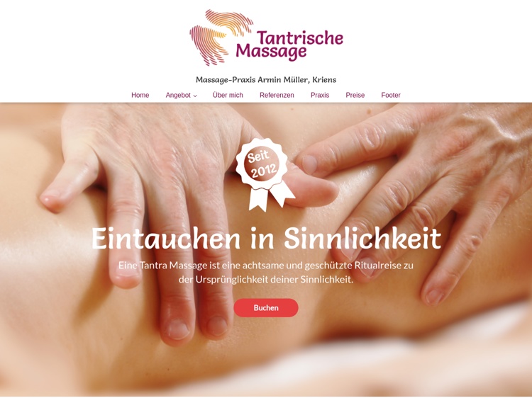 Homepage Screenshot