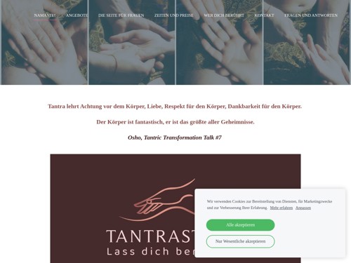 Homepage Screenshot